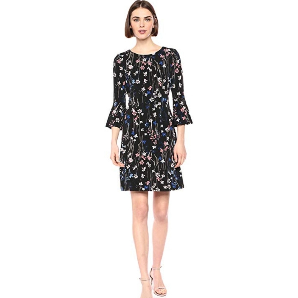 Tommy Hilfiger floral jersy bell sleec sleeve